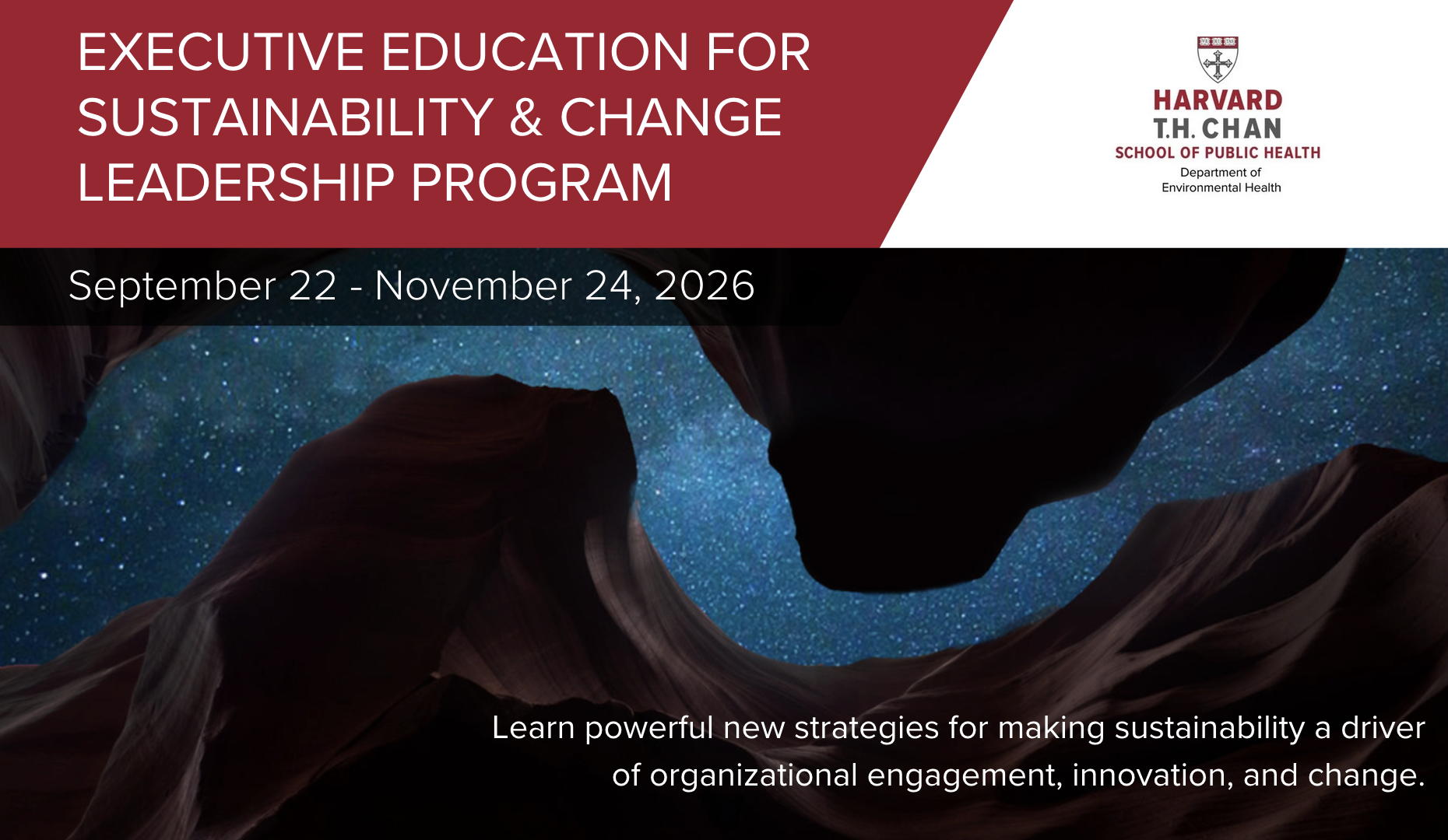 Executive Education for Sustainability & CHange Leadership Program